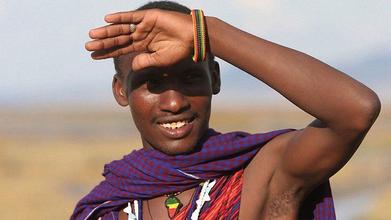 Masai man, Kenya 