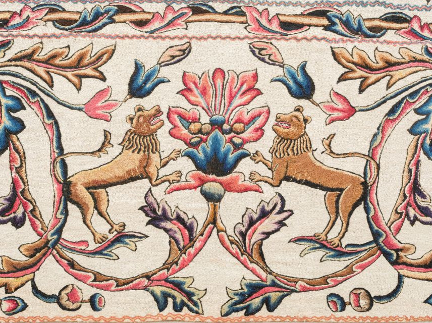 detail of "Armorial Hanging"