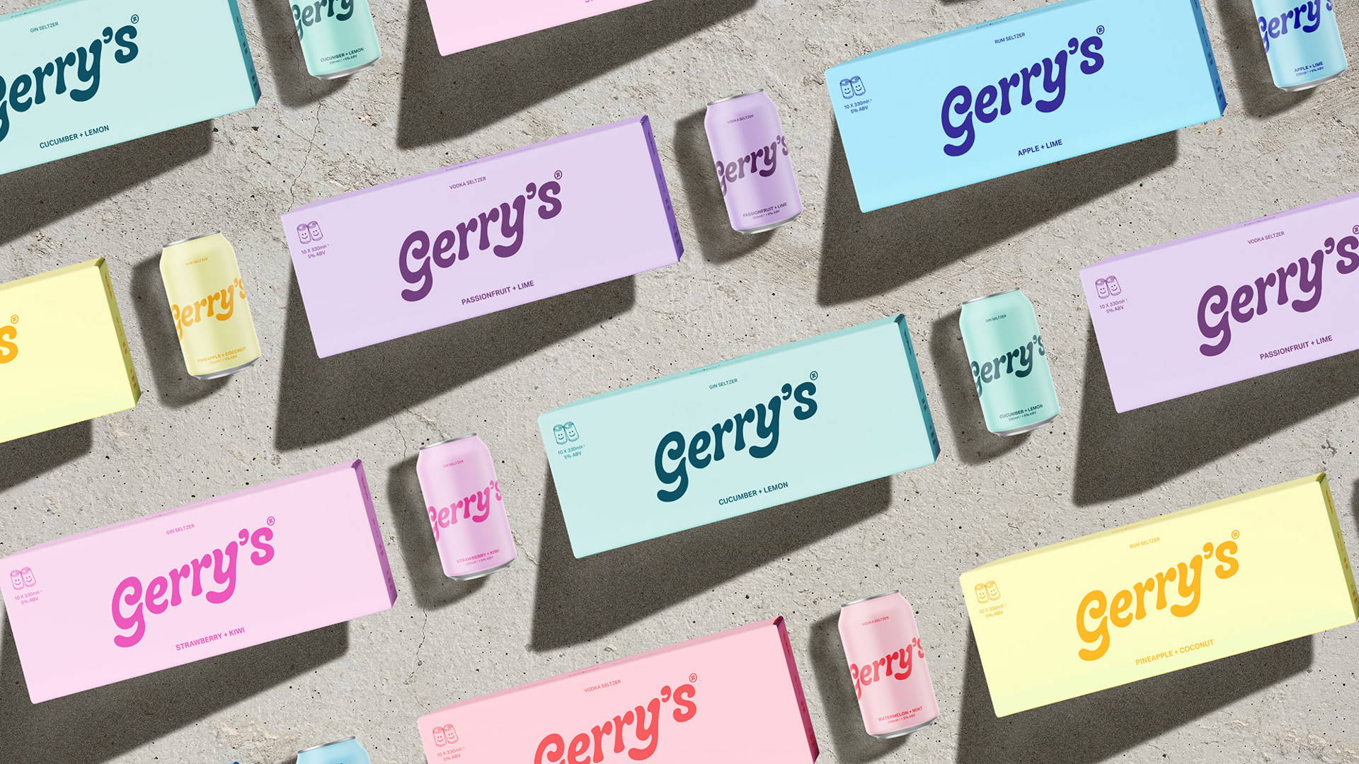 Featured image for Gerry's Hard Seltzers Brand Identity