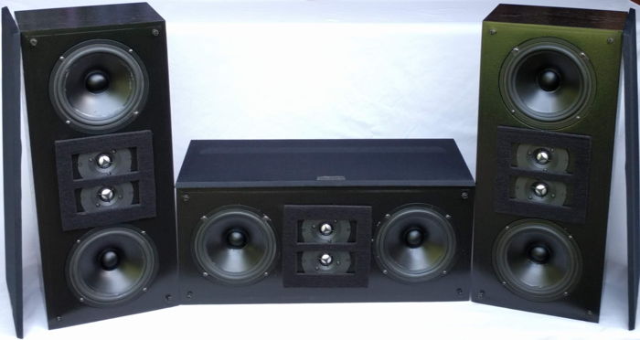 3.0 set of Snell Acoustics LCR 500 and HCC 500, THX Cer...