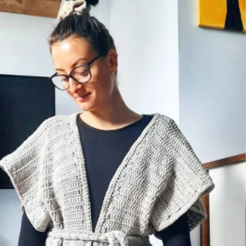 Crochet Pattern: Oversized, simple kimono