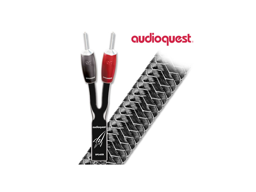 BRAND NEW Audioquest Rocket 44 Full Range Speaker Cable 10' Pair - Audioquest Authenticated!!