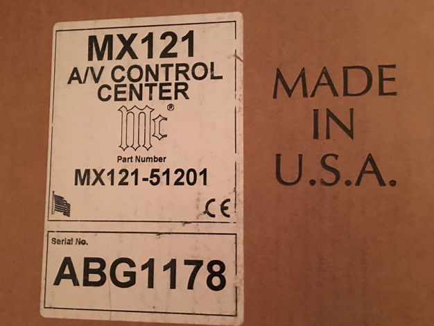 Mcintosh MX121 Audio/Video Control Center Awesome Condi...