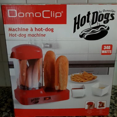 Hotdogmaschine für 2 Hotdogs