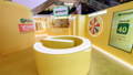 Garnier product display with Havit Lighting LED strip highlighting the curved counter, walls and surrounding features.