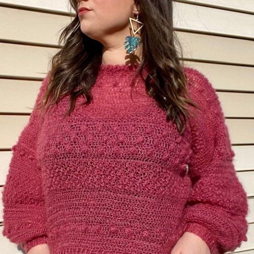 Jasmine Coral Sweater Crochet pattern