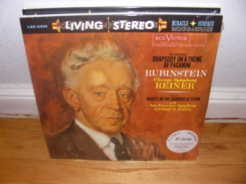Living Stereo 45 RPM LP Sealed - Rubinstein/Reiner  Rhapsody on a Theme of Paganini