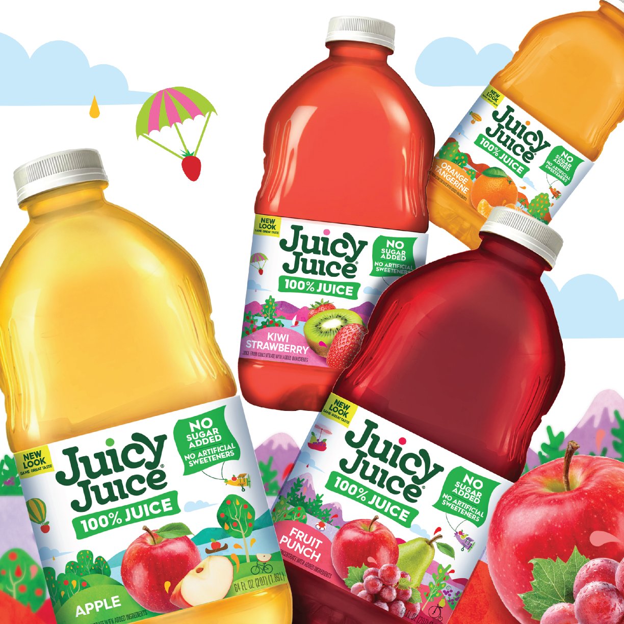 Juicy Juice Imagines a Vibrant World for Kids with Their Charming New Look