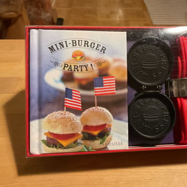 Coffret moules mini burgers 
