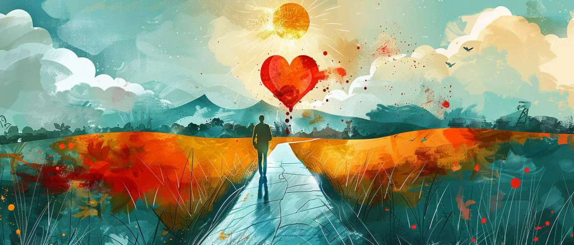 Symbolic illustration of a physical therapist's journey, emphasizing adaptability.