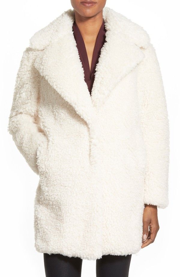 reformation teddy coat