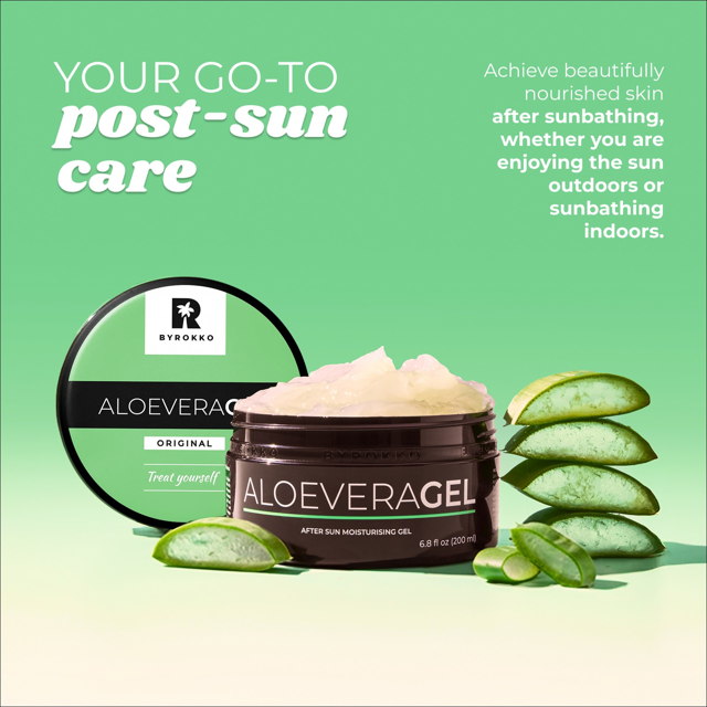 Natrliches Aloe Vera Gel fr die Hautpflege von BYROKKO