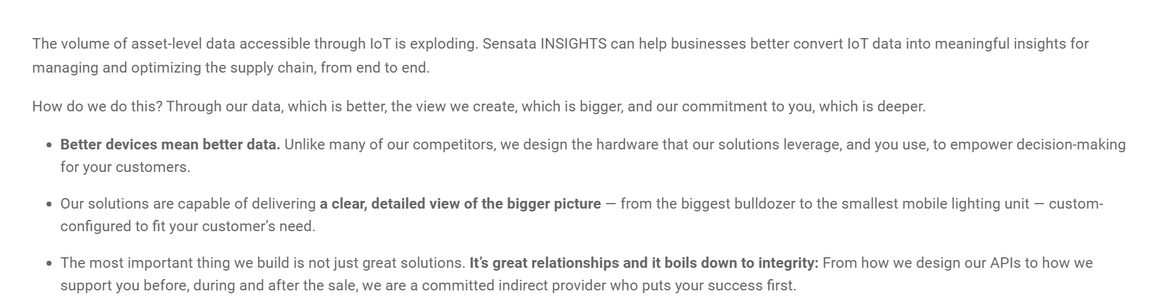 Sensata Technologies product / service