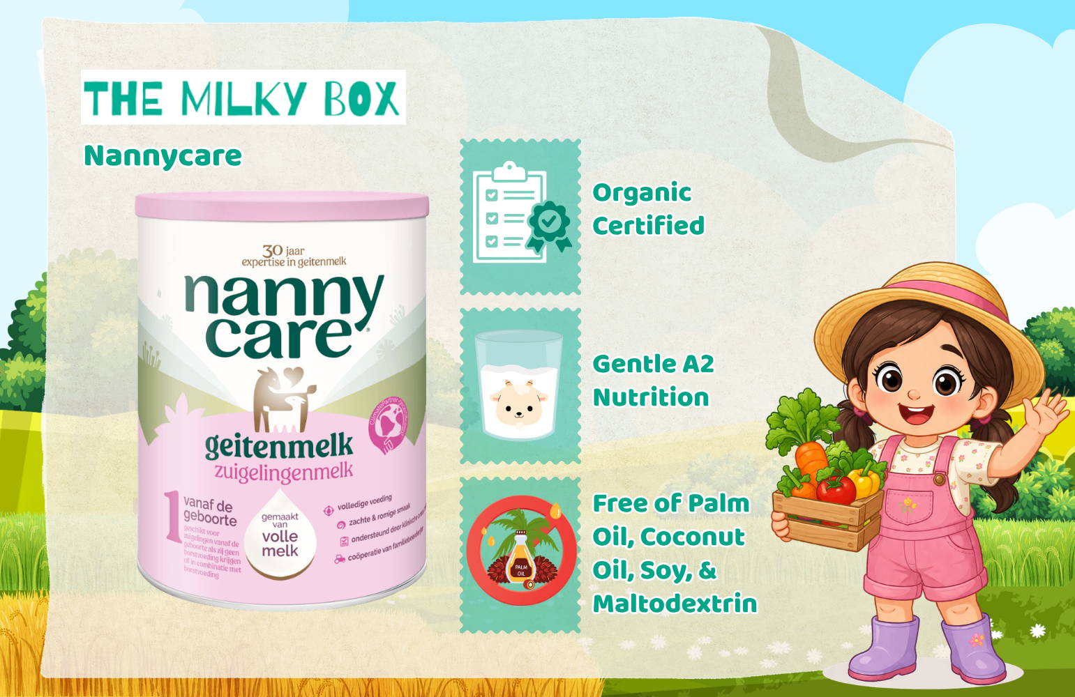 Nannycare Goat Milk Formula | The Milky Box