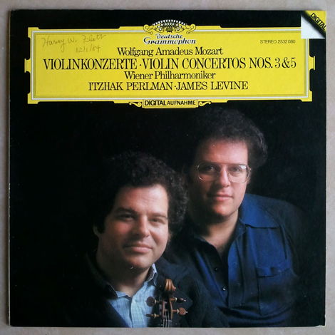 DG Digital | PERLMAN/LEVINE/MOZART - Violin Concertos N...