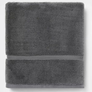 Dark Gray Spa Plush Bath Towel - Threshold™