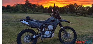 2022 KAWASAKI KLX300 motorcycle for rent near Mill Spring, NC