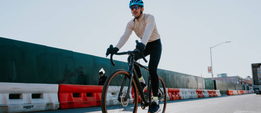 Rider on Cannondale Topstone Neo road electric bike