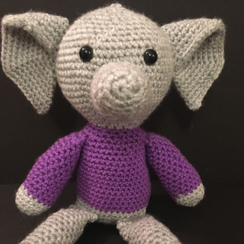 Eric the Elephant Crochet Pattern