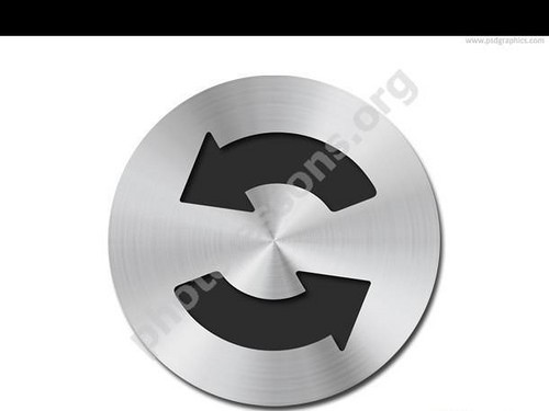 Иконка синхронизации для Фотошоп - исходник в PSD