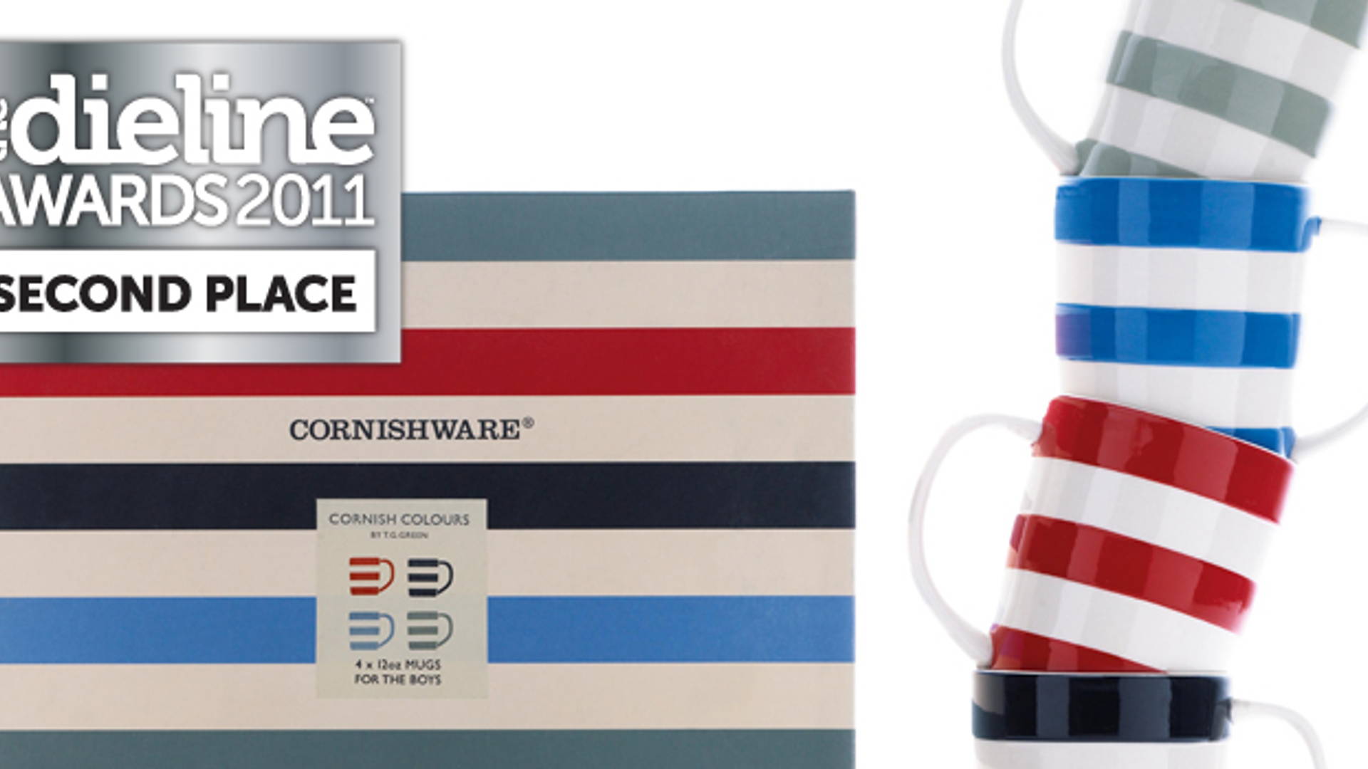 Featured image for The Dieline Awards 2011: Second Place - Cornishware Boys & Girls Mug Sets