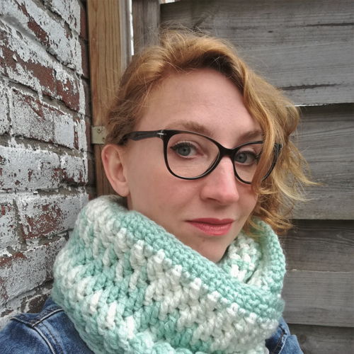 Candy Cane Infinity Scarf