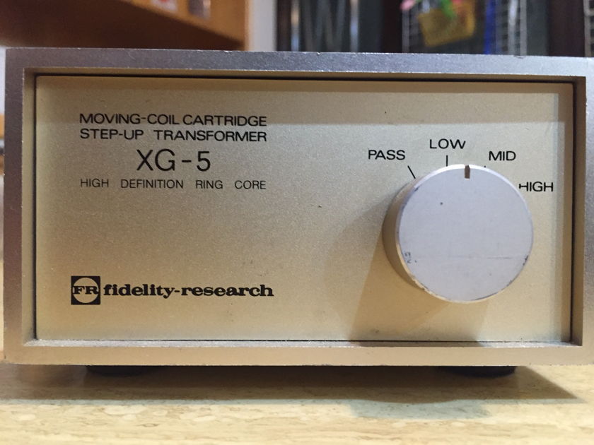 Fidelity Research XG-5 moving coil cartridge step up transformer