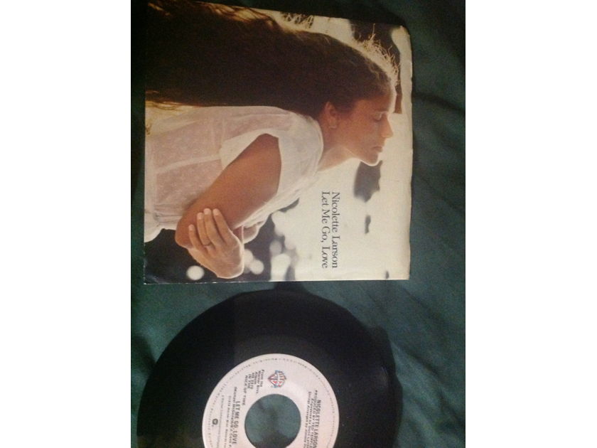 Nicolette Larson - Let Me Go, Love/Trouble Warner Brothers Records 45 Single With Picture Sleeve NM