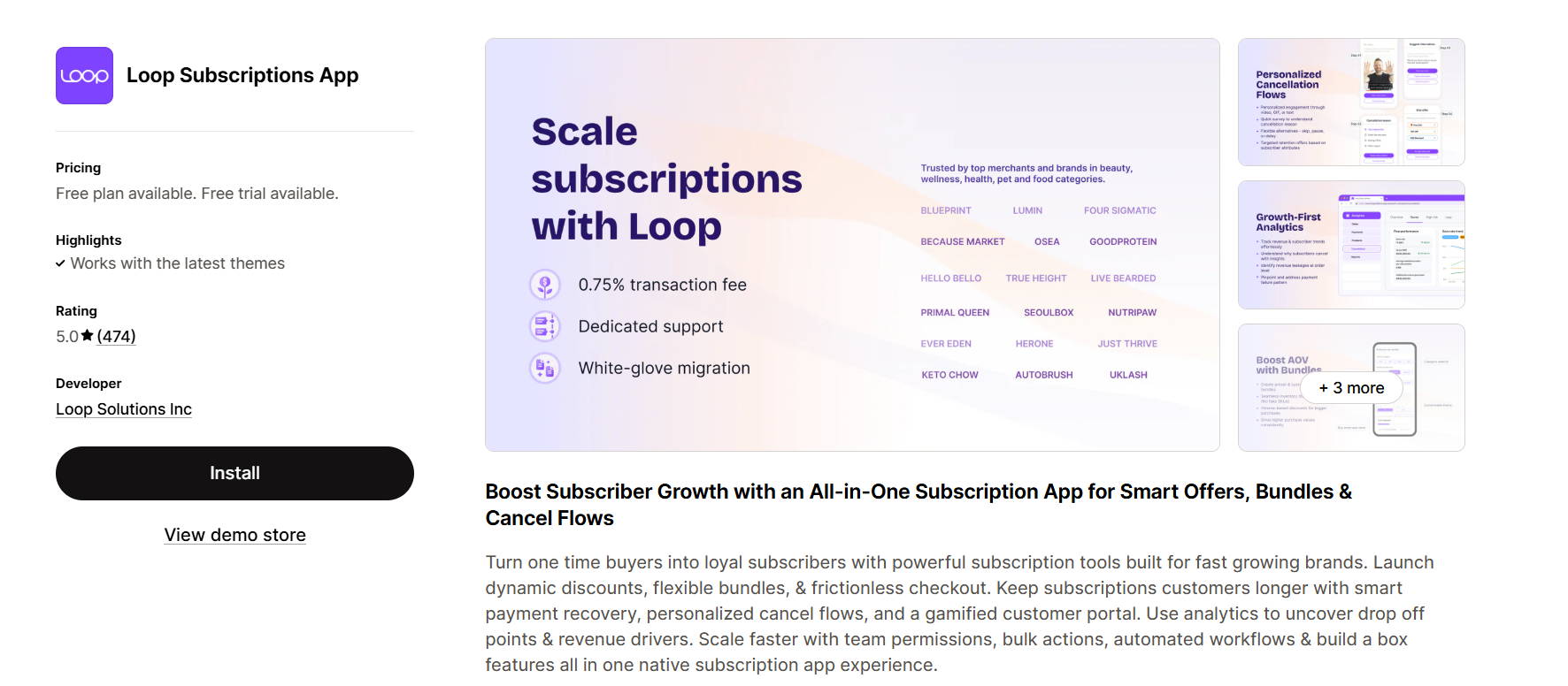 Loop Subscriptions