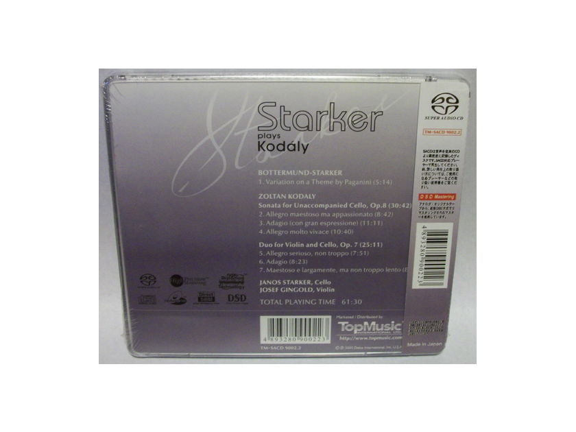 Starker Plays Kodaly - SACD/CD hybrid by top music, brand new SACD