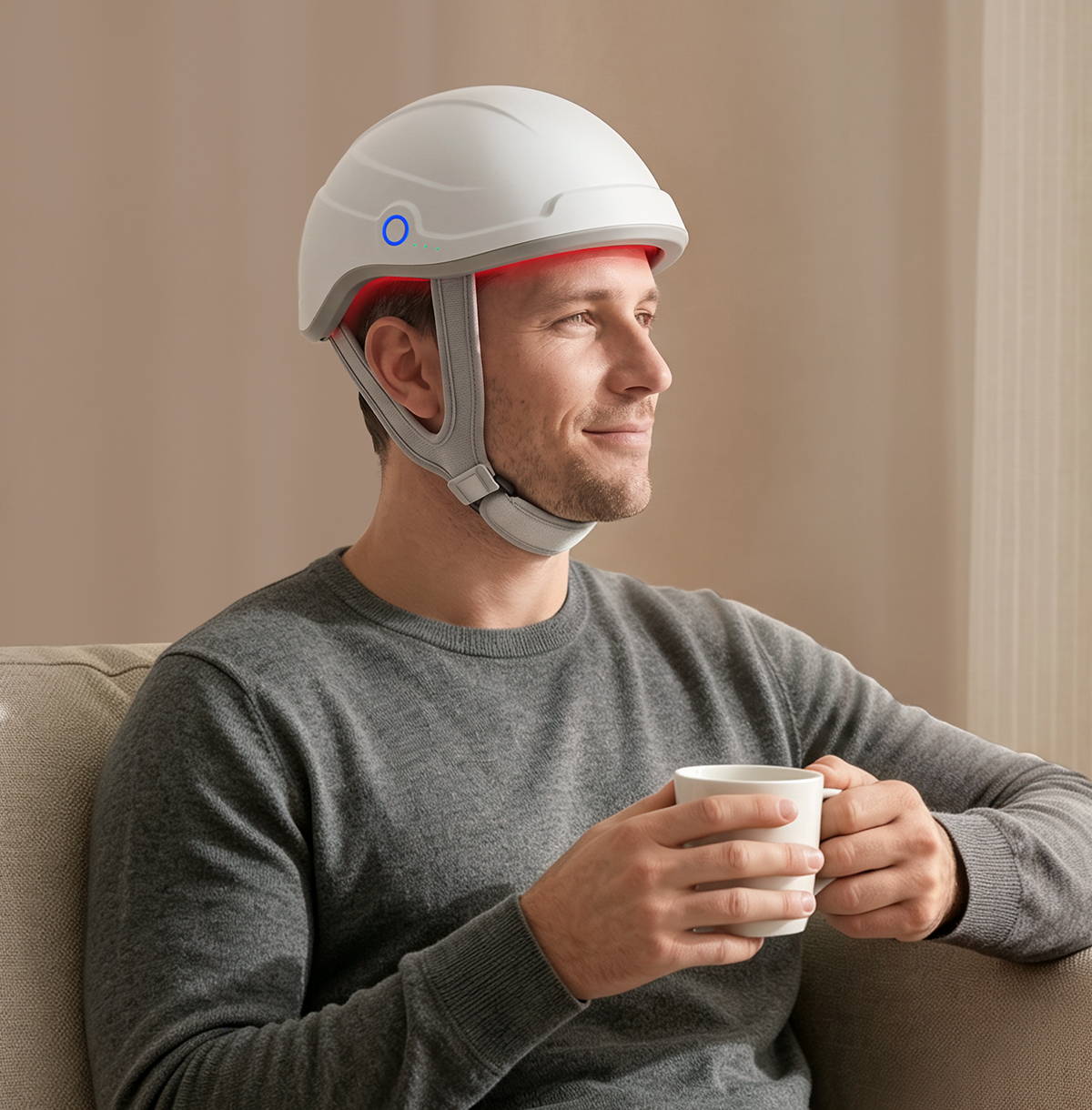 Wellue laser hair growth helmet