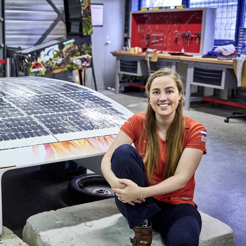 Auto op zonne-energie