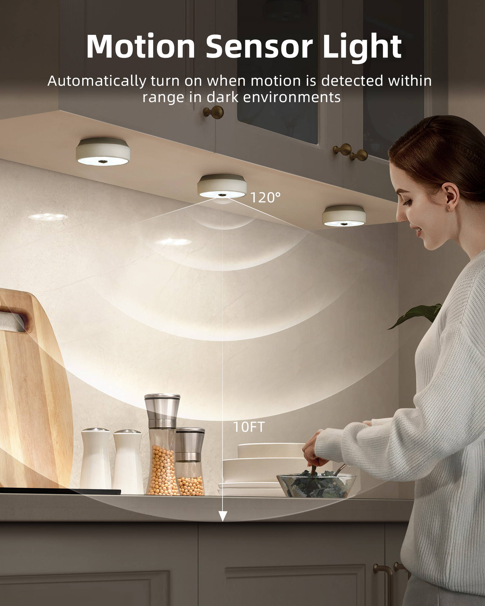Turn on the cabinet lights on sale