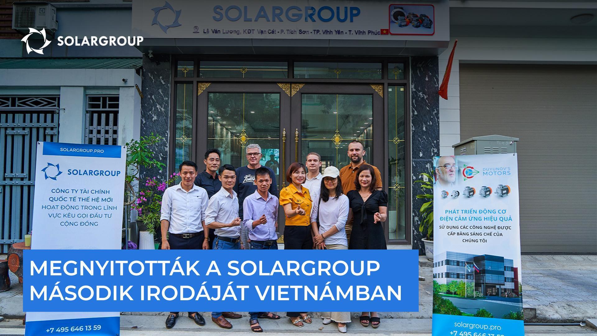 Vietnámban megnyitották a SOLARGROUP második irodáját