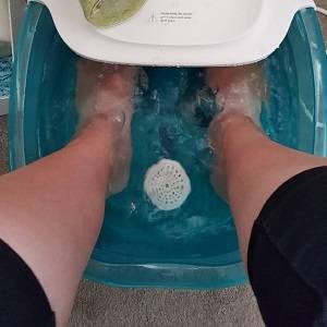 Bain Pieds Massant, Massage pieds a Bulles, Bain de Pieds Maison