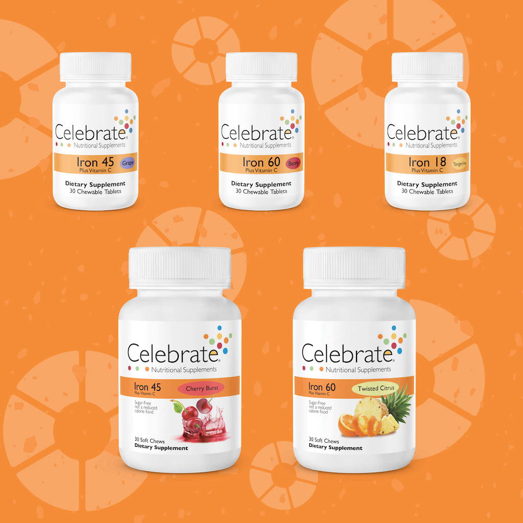 Celebrate Vitamins Iron Supplements Flavors and Dosages