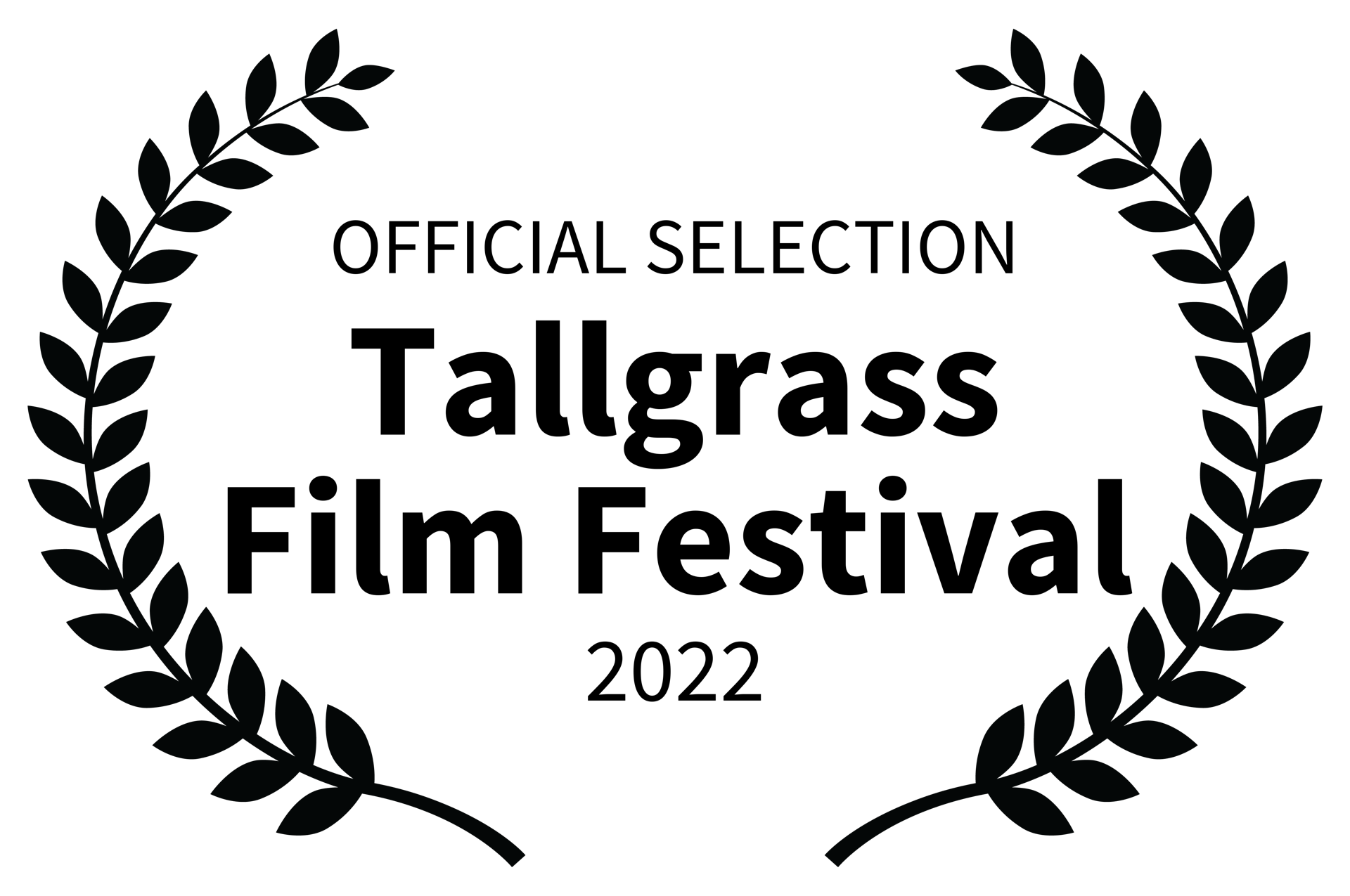 Laurels logo for official Selection Tallgrass Film Festival 2022