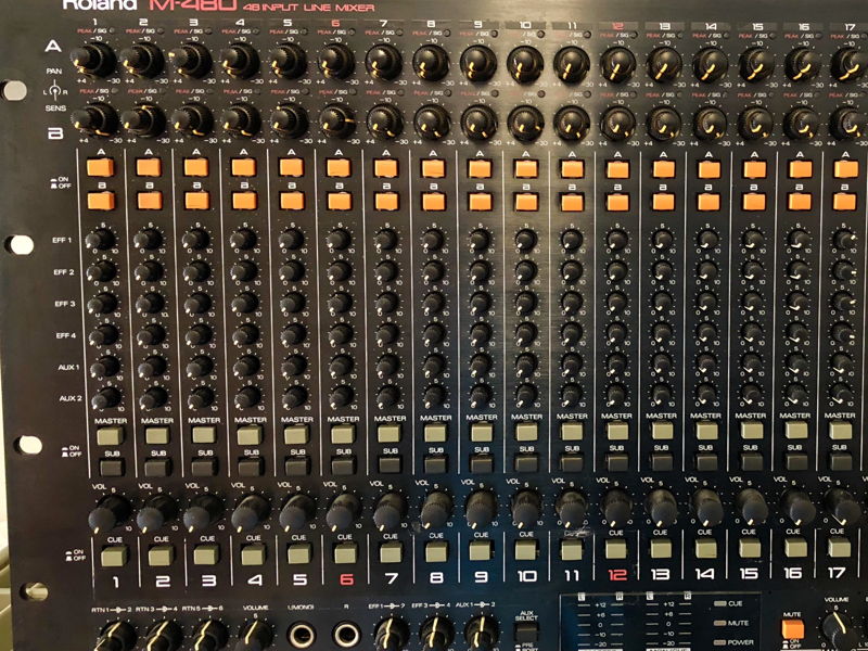 Roland M-480 Rack Mount Mixer For Sale | Audiogon