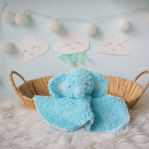 Slapend Olifantje - knuffeldoekje