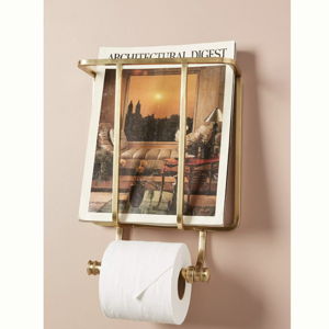 Magazine And Toilet Paper Holder