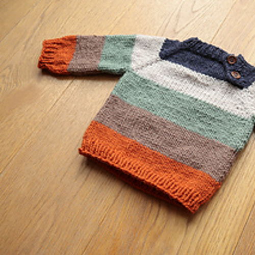 Paint Colorblock Boy Knit Sweaters