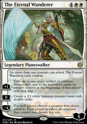 The Eternal Wanderer from Phyrexia: All Will Be One. 