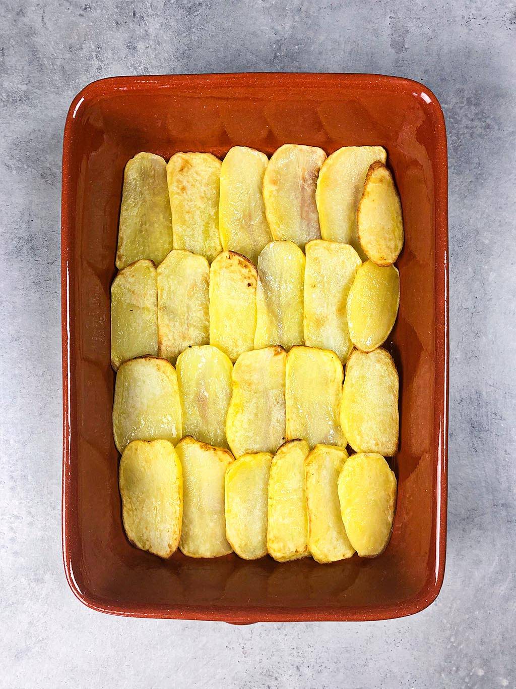 Plakken aardappel