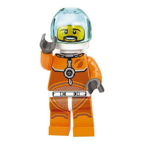 orange lego 60226 minifig