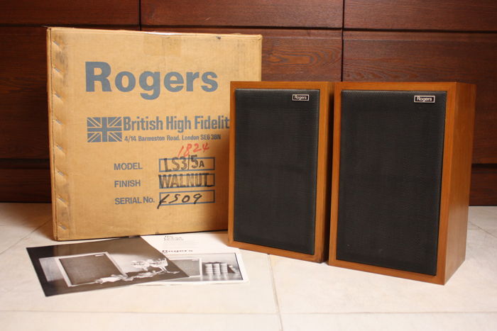 Rogers LS 3/5A Excellent Condition With Original Box An...