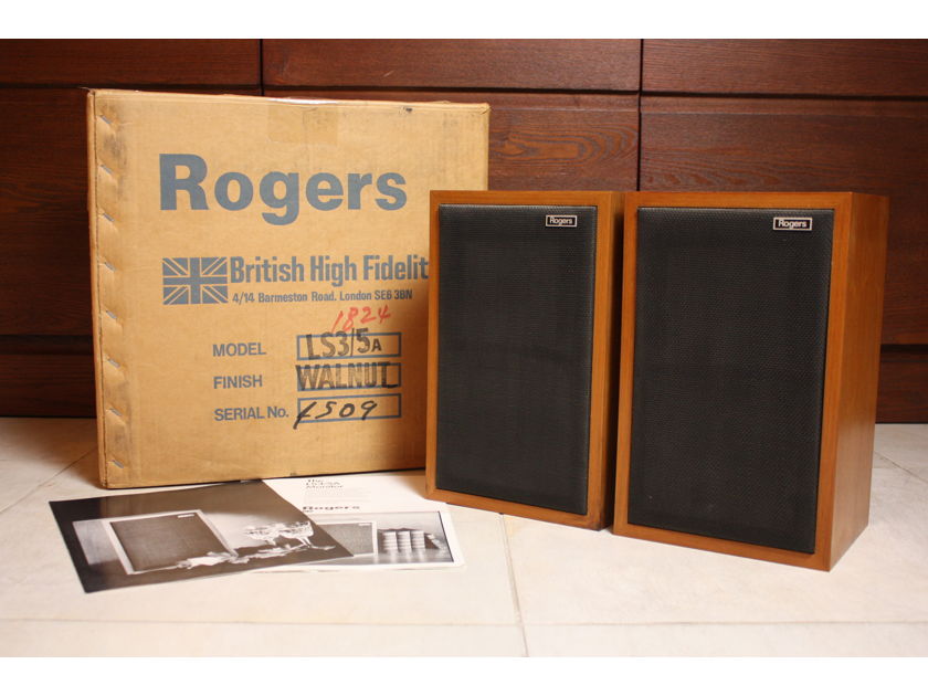 Rogers LS 3/5A Excellent Condition With Original Box And Manual