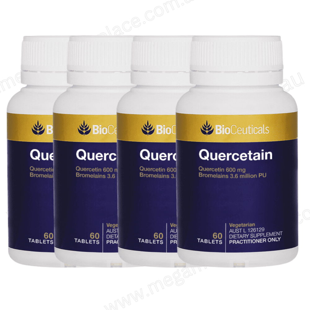 Lot of 4| Bioceuticals Quercetain 60 Tablets