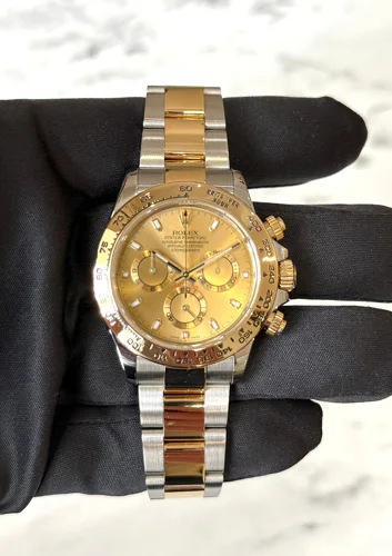 Rolex Daytona Golden Dial Index