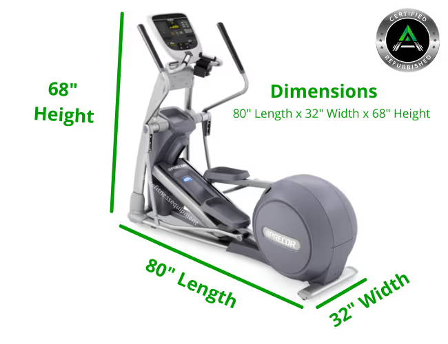 Precor EFX 815 Elliptical w/ P10 Console (Refurbished)