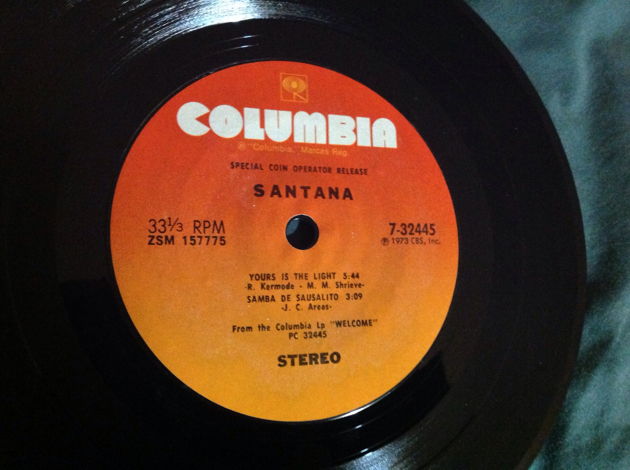 Santana - Welcome  Columbia Records Playback Jukebox  E...